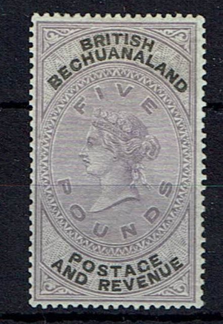Image of Bechuanaland - British Bechuanaland SG 21 LMM British Commonwealth Stamp